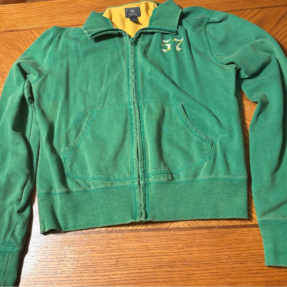 Vintage Lucky Brand Green Jacket size large y2k